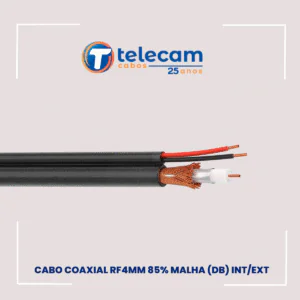 Cabo coaxial RF 4mm 85% INT/EXT