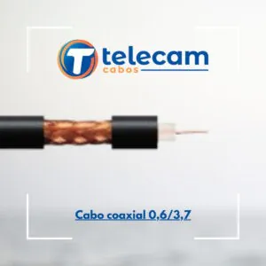 Cabo coaxial 0,6/3,7